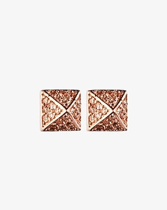Eddie Borgo Pavé Pyramid Stud Earrings
