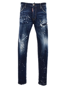 Dsquared2 Twimphony Paint Splatter Effect Jeans