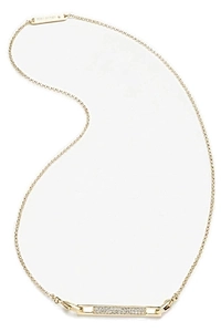 Eddie Borgo Pavé Safety Chain Necklace