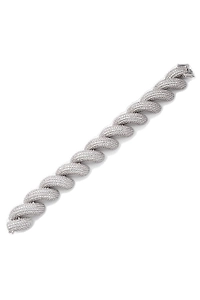 Eddie Borgo Pavé Torsade Bracelet