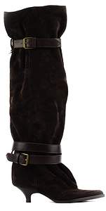 Elena Iachi Buckled Pointed Toe Boots