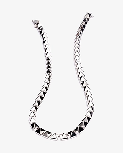 Eddie Borgo Pyramid Link Necklace