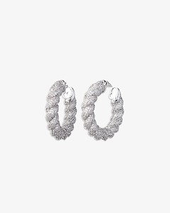 Eddie Borgo Rope Hoop Earrings