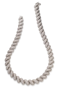 Eddie Borgo Rope Pave Necklace