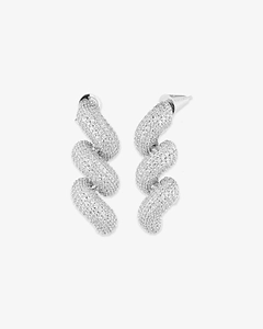 Eddie Borgo Rope Pavé Drop Earrings