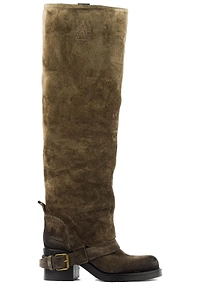 Elena Iachi Hooded Biker Boots
