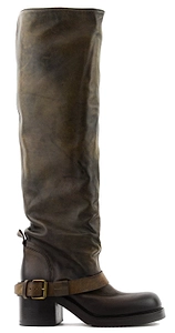 Elena Iachi Hooded Biker Boots