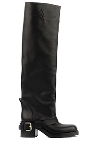 Elena Iachi Hooded Biker Boots