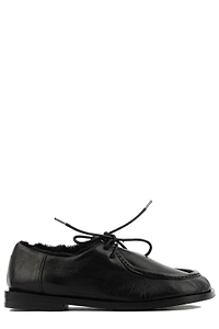 Elena Iachi Square Toe Lace-Up Shoes