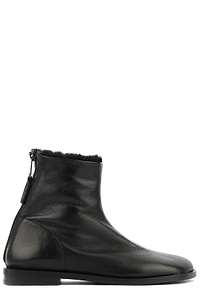 Elena Iachi Zip Detailed Square Toe Boots
