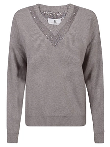 Eleven88 Megan V-Neck Sweater
