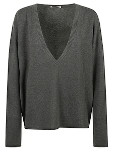 Eleven88 Quarzo V-Neck Knitted Sweater