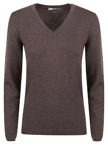 Eleven88 Thuja V-Neck Knitted Sweater