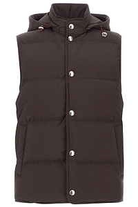 Eleventy Hooded Down Vest