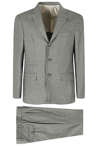 Eleventy Single-Breasted Double-Piece Suit