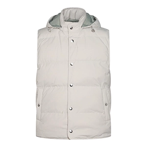 Eleventy Stand-Up Collar Padded Gilet