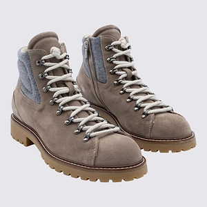 Eleventy Padded Lace-Up Boots