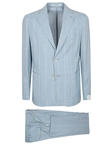 Eleventy Pinstriped Single-Breasted Suit