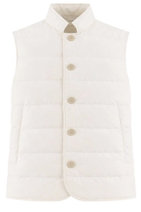 Eleventy Quilted Stand-Collar Down Vest