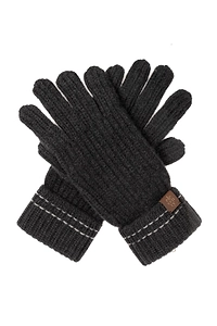 Eleventy Ribbed Cuff Gloves