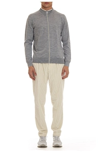 Eleventy Zip-Up Knitted Cardigan