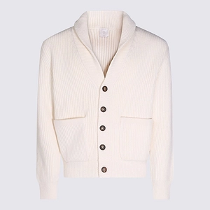 Shawl Collar Buttoned Cardigan