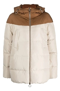 Eleventy Zipped Padded Hooded Jacket