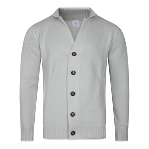 Eleventy Shawl Collar Buttoned Cardigan