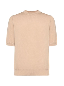 Eleventy Short-Sleeved Crewneck Knitted Jumper