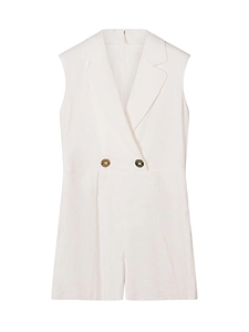 Elisabetta Franchi La Mia Bambina Sleeveless Short Jumpsuit