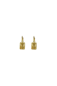 Ellery Zodiac Pendant Hoop Earrings