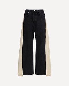 Freya Contrast-Cut Jeans