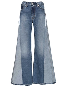 Maya Paneled Wide-Leg Jeans