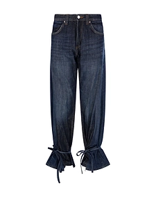 Ridley Ruffle-Hem Jeans