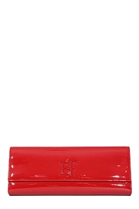 Elisabetta Franchi Logo Detailed Clutch Bag