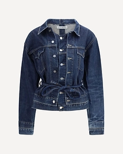 Ridley Belted Denim Jacket