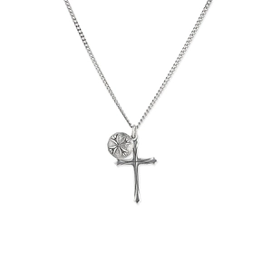 Logo Scudo + Cross Necklace
