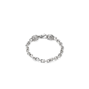 Emanuele Bicocchi Small Skull Link Chain Bracelet