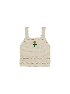 Emile Et Ida Crochet Tulip Top