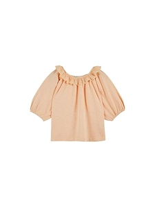 Ruffled Jersey T-Shirt