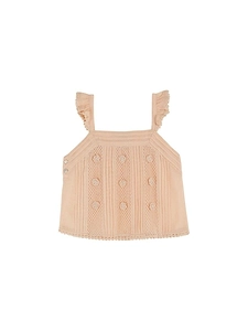 Ruffled Crochet Top