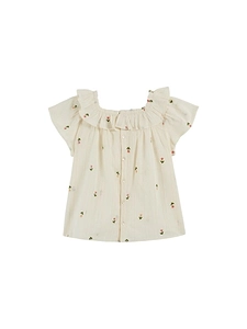 Ruffled Tulip Print Dress