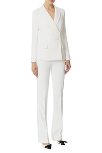 Elisabetta Franchi CrÊPe Double-Breasted Tailored Suit