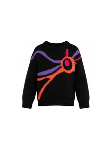 Emilio Pucci Junior Abstract Patterned Crewneck Jumper