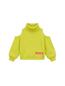 Emilio Pucci Junior Logo Detailed Knitted Jumper