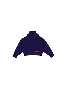 Emilio Pucci Junior Logo Detailed Knitted Jumper