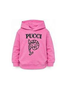 Emilio Pucci Junior Logo Embroidered Long-Sleeved Hoodie