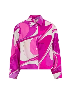 Emilio Pucci Junior Long Sleeved Graphic Printed Shirt