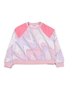Emilio Pucci Junior Long-Sleeved Crewneck Sweatshirt