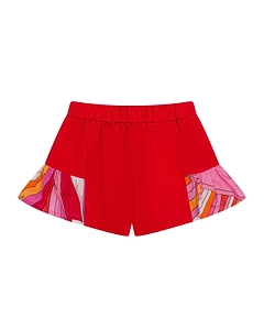 Emilio Pucci Junior Panelled Ruffled Trim Shorts